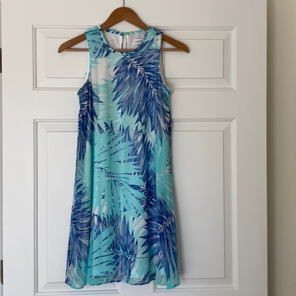 NWOTs Calvin Klein Tropical Summer Dress